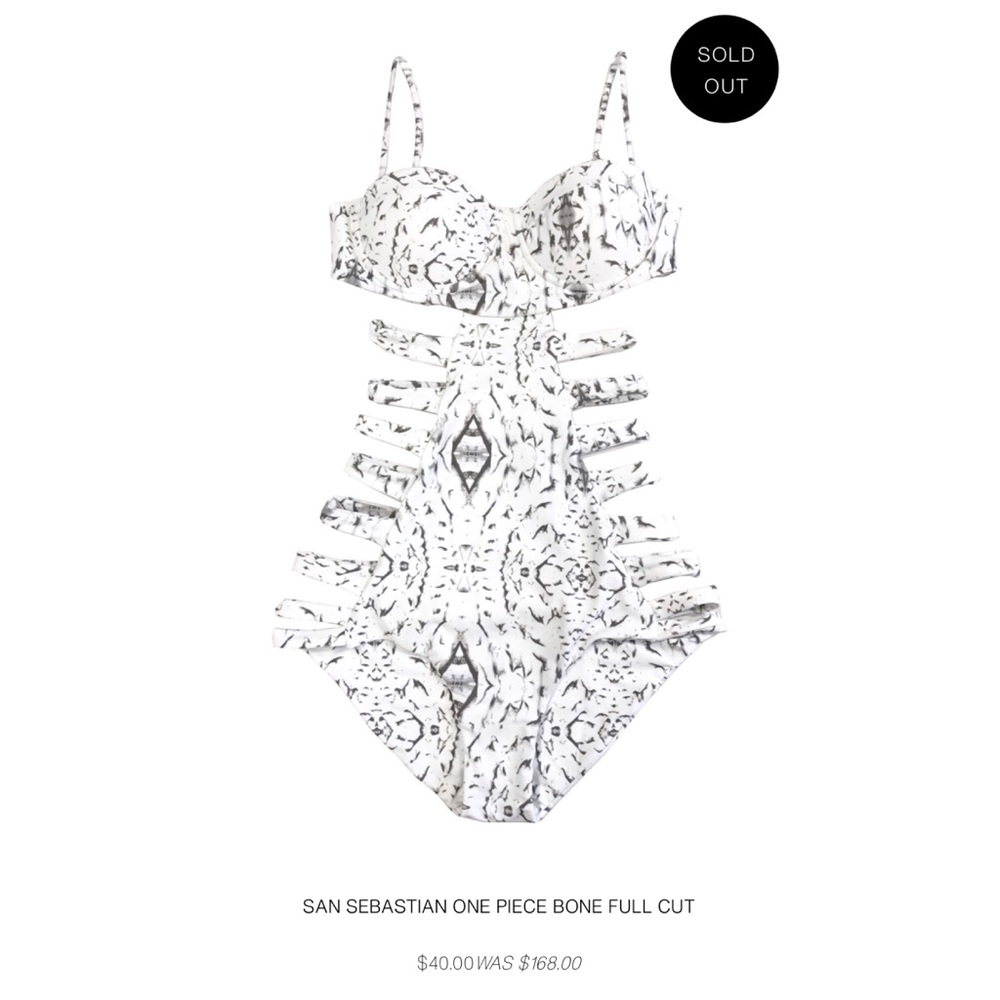 Issa de’Mar bone print San Sebastián one piece
